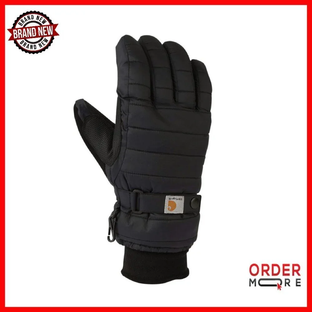 Women's Quilted Cold Weather Gloves Waterproof Insulated